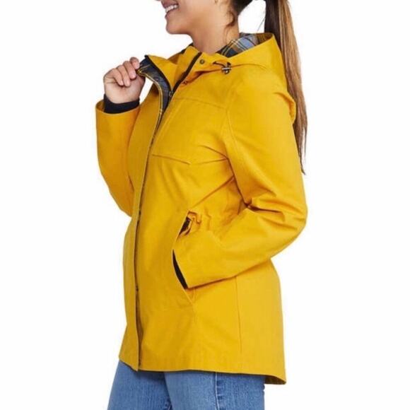 Pendleton Womens Waterproof Breathable Rain Trail Jacket Size Small Yellow - Picture 4 of 15